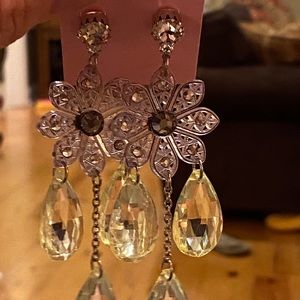 Tarina Tarantino Lucite Flower Chandelier